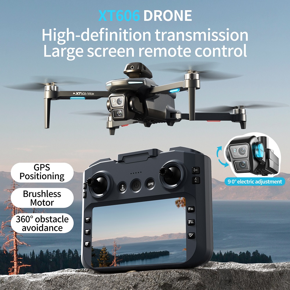 XT606 MAX 3 pil Drone 4k 8K HD - Jjrc Drone X12 incelemesi ve fiyatı
